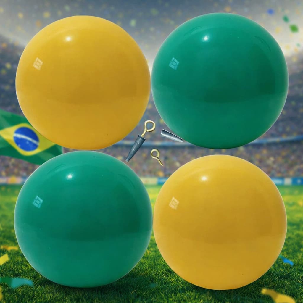 Balões bandeira do brasil copa do mundo enfeite decorativo decoração festa bar 10 unidades 23cm
