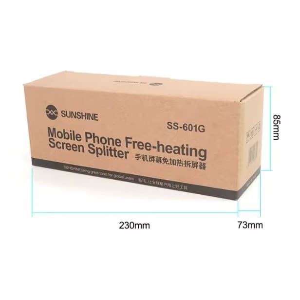 Separador de Tela Aquecimento-Livre SUNSHINE SS-601G para Abertura e Desmontagem de Telas de Celulares iPhone e Samsung