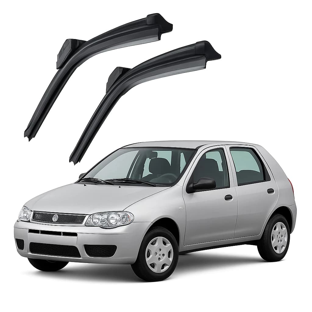 Par Palheta Palio 2004 a 2015 Limpador Parabrisa Silicone Premium Pronta Entrega Envio Rápido