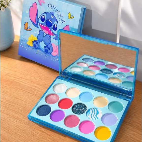 Paleta de Sombras Infantil Stitch –Cores Vibrantes