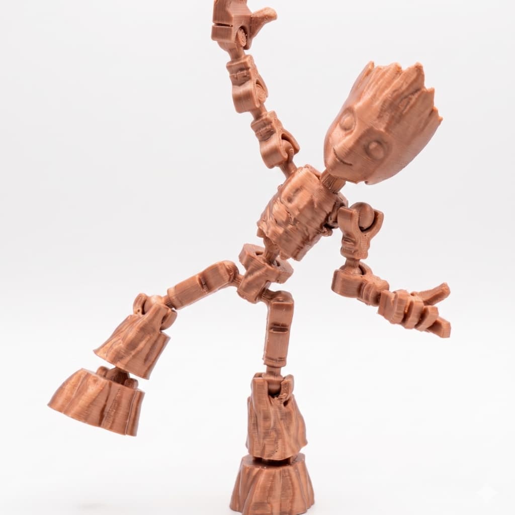 Groot Articulado Boneco Mini Dummy Action Figure Brinquedo Educativo 11cm