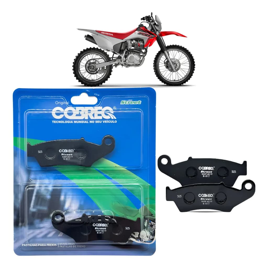 Pastilha Freio Dianteiro Honda CRF 230 Original Cobreq