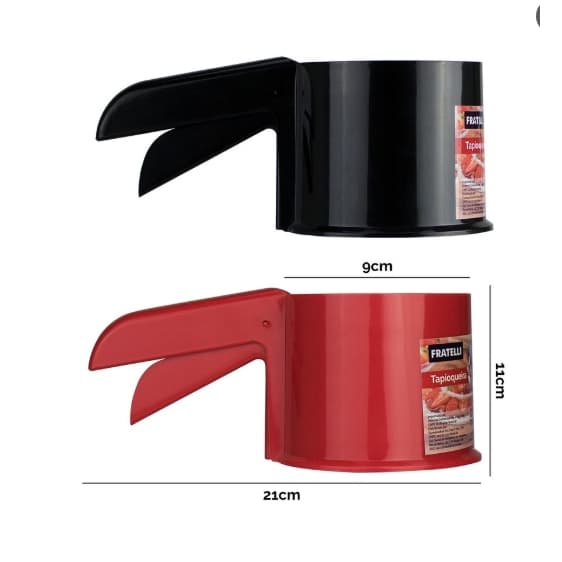 🥞✨ Promoção Tapioqueira Manual com Alça | Prática, Rápida e Sem Sujeira – Cores Sortidas Oferta 🌈🍳