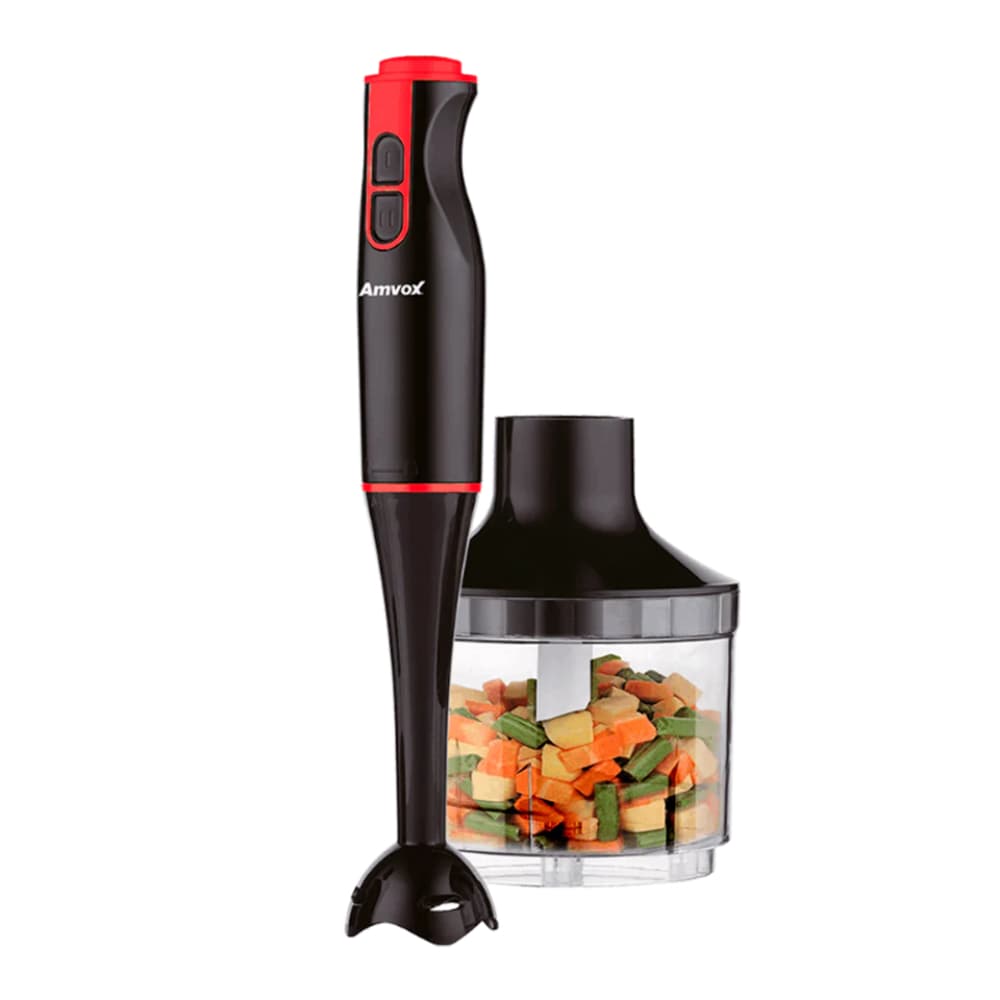 Mixer Amvox APR 400 400W 2 Velocidades 2 em 1 110V Preto/Vermelho