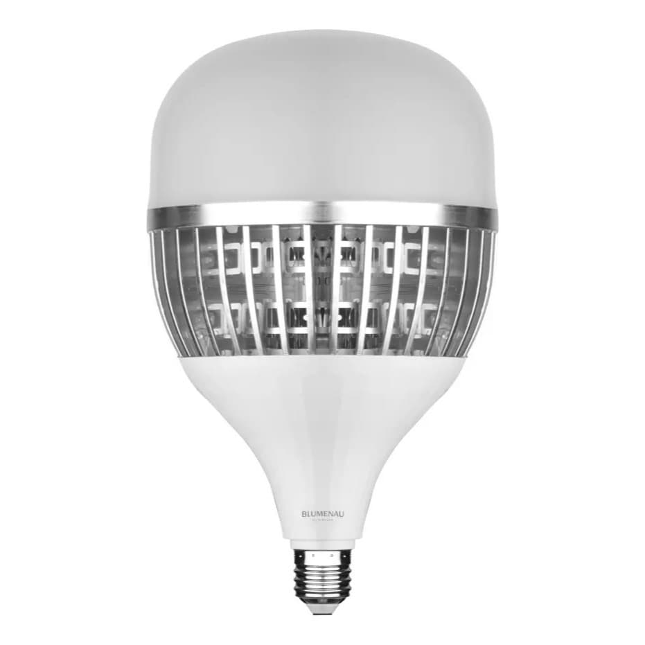 Blumenau Lampada Led High Power E27 100w 9000lm Bivolt 6500k Luz Fria