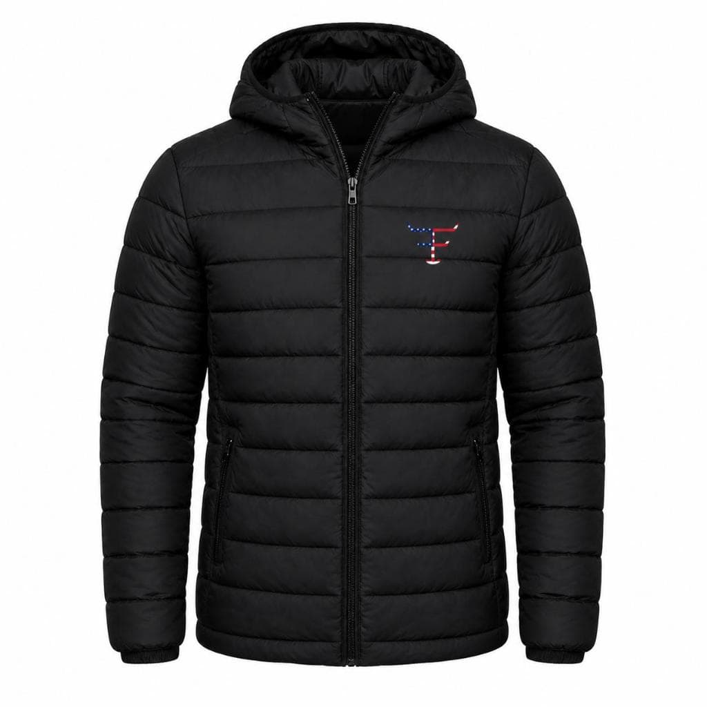 Jaqueta Masculina Puffer Bobojaco Masculino Corta Vento Com Capuz