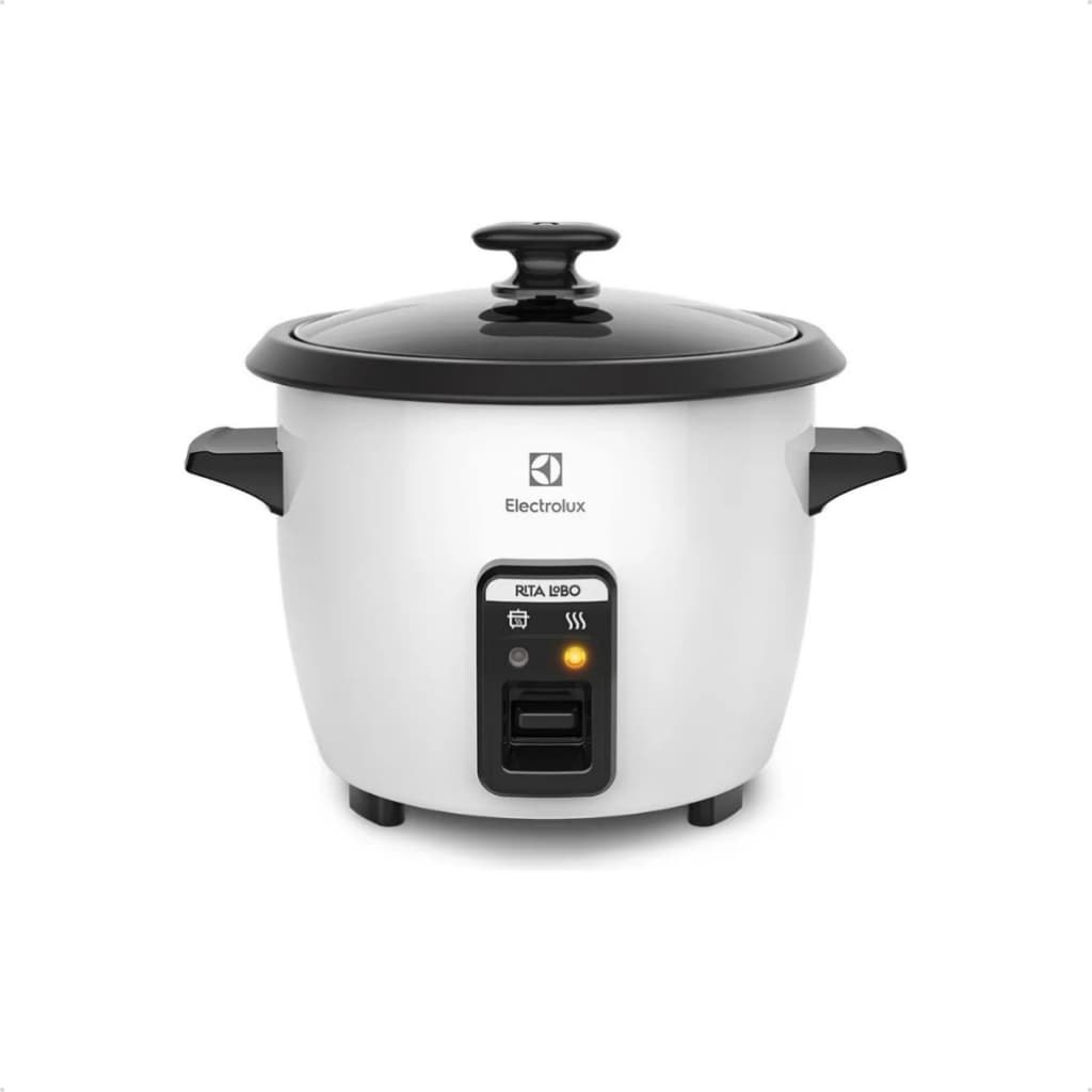 Panela de Arroz Elétrica 1,3L Electrolux RCB50 Revestimento Antiaderente 7 Xícaras Multifuncional