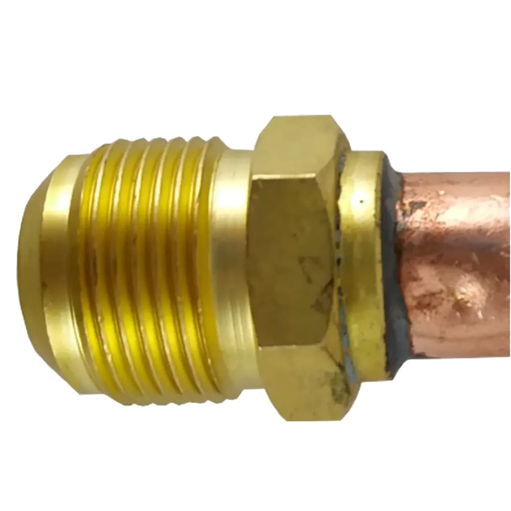 União De Acesso 3/8 C/ Solda Tubo De Cobre De 70mm