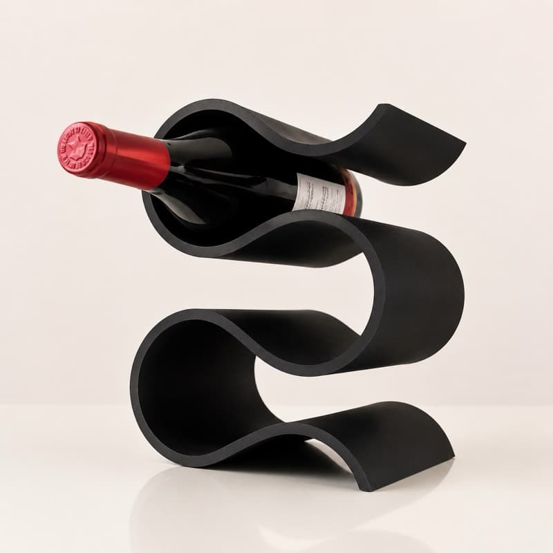 * Suporte Garrafa Vinho Mesa Aparador Adega Moderna Decoração Gourmet