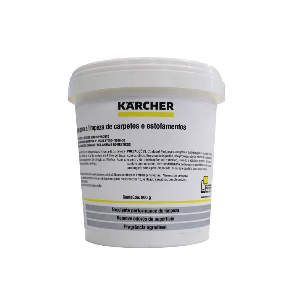 Detergente Em Pó Rm 760 Ideal Para Extratoras 800 Gramas Carpete e Estofados Karcher