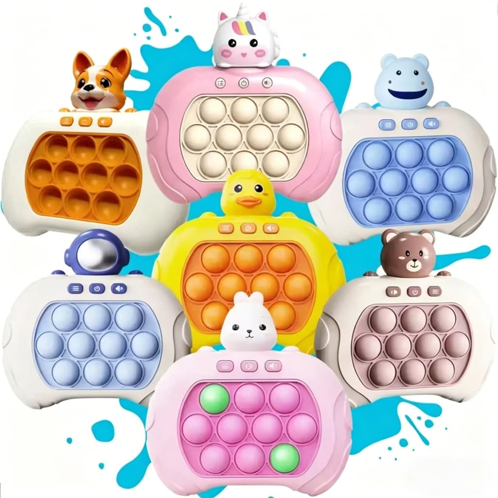 Pop It Eletrônico Fast Push Game Brinquedo Sensorial Musical Anti Stress Jogo De Memória Infantil