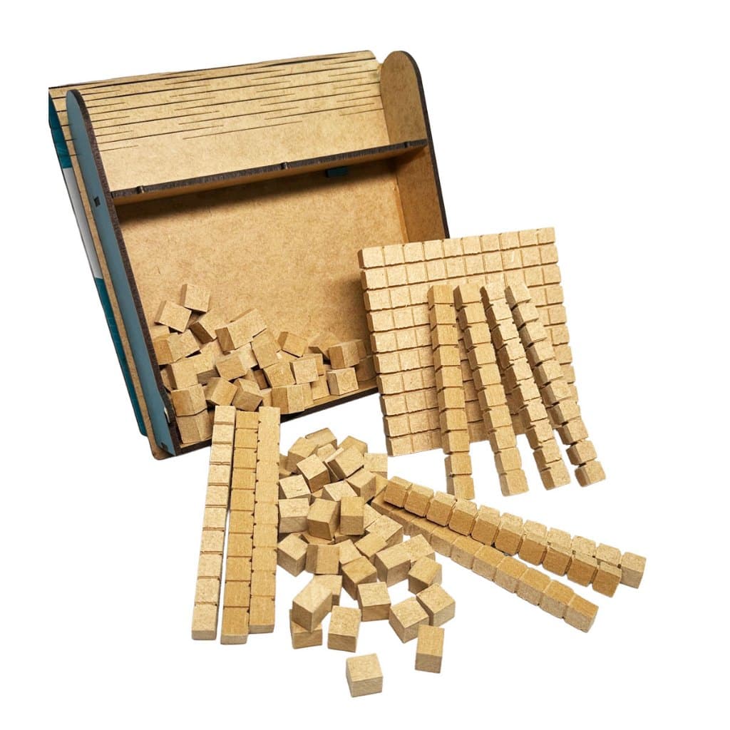 Material Dourado Pedagógico Matemática Madeira Educativo