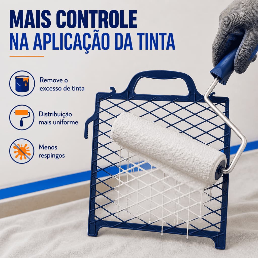 Grade plástico| Grelha Pintura| Escorre Tinta| Profissional