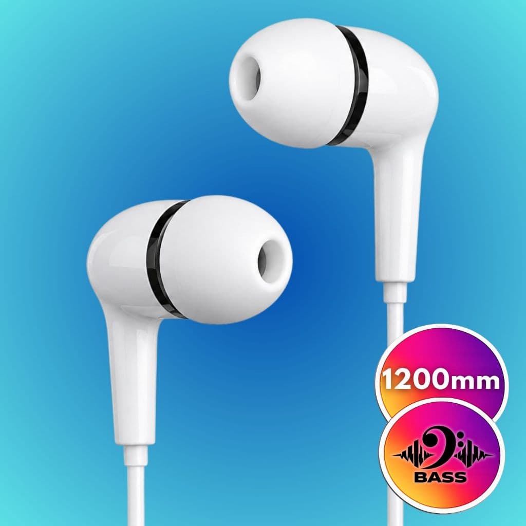 Fone de Ouvido C/fio Intra-Auricular Grave forte P2 3.5mm com Microfone Reforçado 1,2 metros
