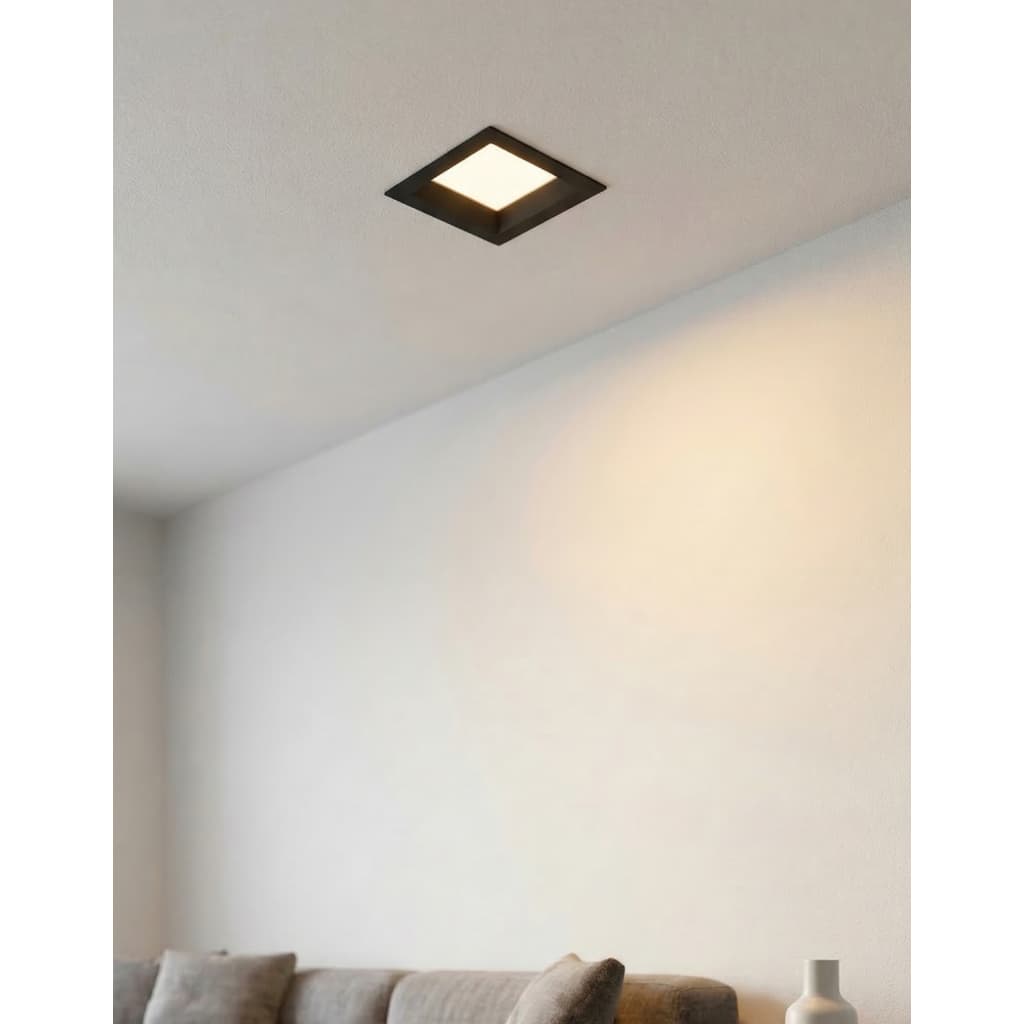 Kit 14 Painel Plafon Embutir Quadrado Led 18w Bvt  Bco/ Pto