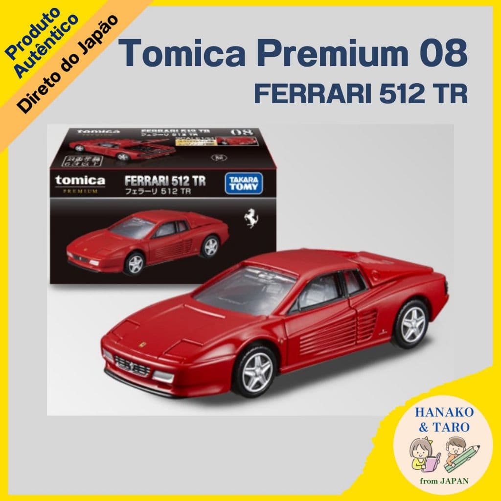 Tomica Premium 08 FERRARI 512 TR【Direto do Japão】