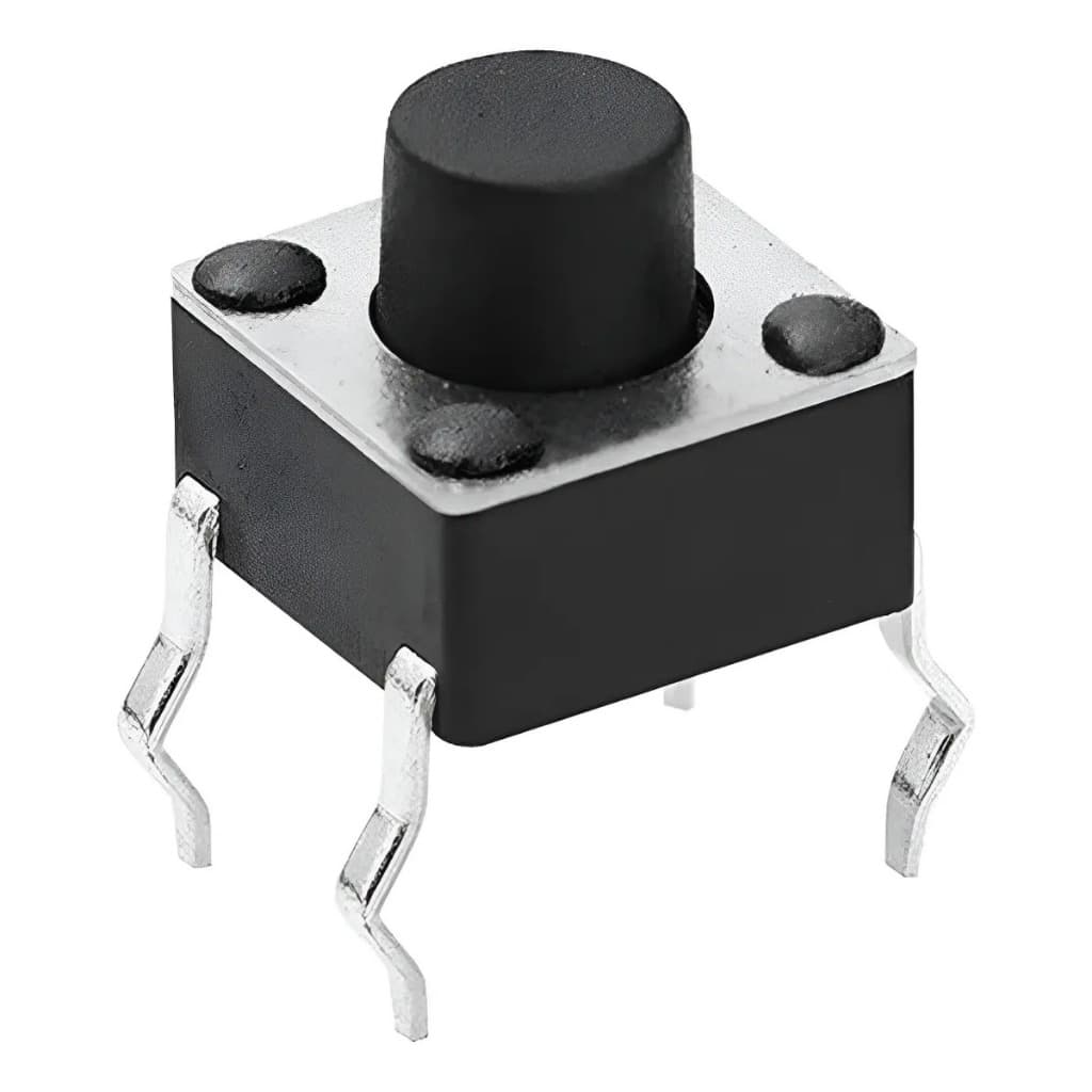Kit 1000 Chave Tactil Ao6.07.7 6x6x7 180g 7mm 4t Pt