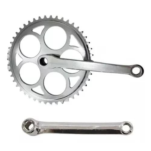 Pedivela Aço Cromado 170mm 46D Chaveta