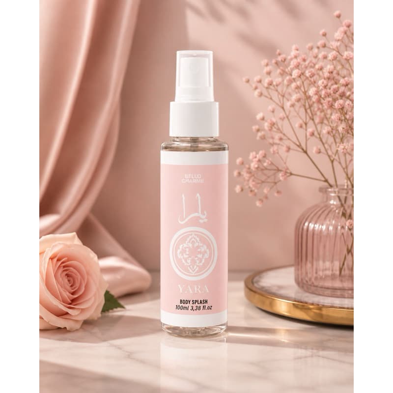 Body Splash Árabe Bello Charme 100ml Homem e Mulher Longa Duração Envio Imediato