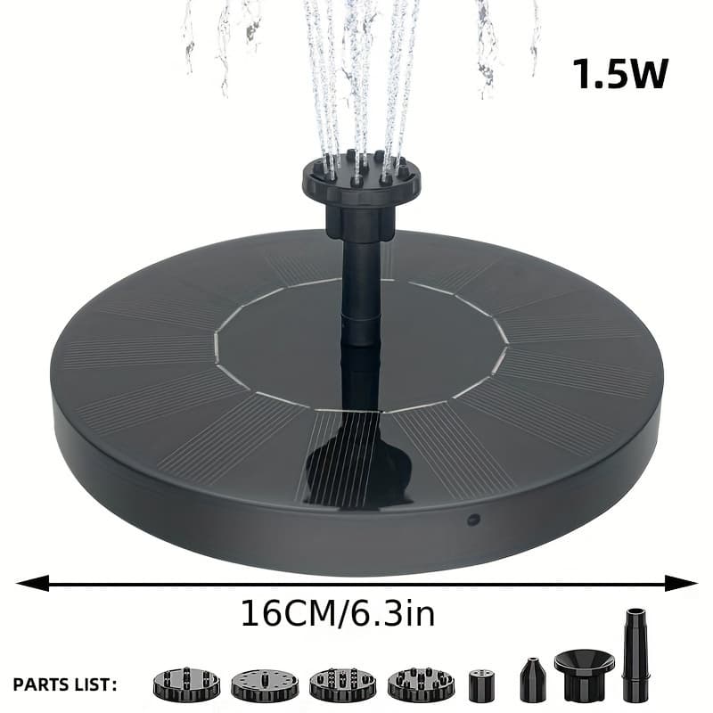 Chafariz Fonte Flutuante Energia Solar Jardim