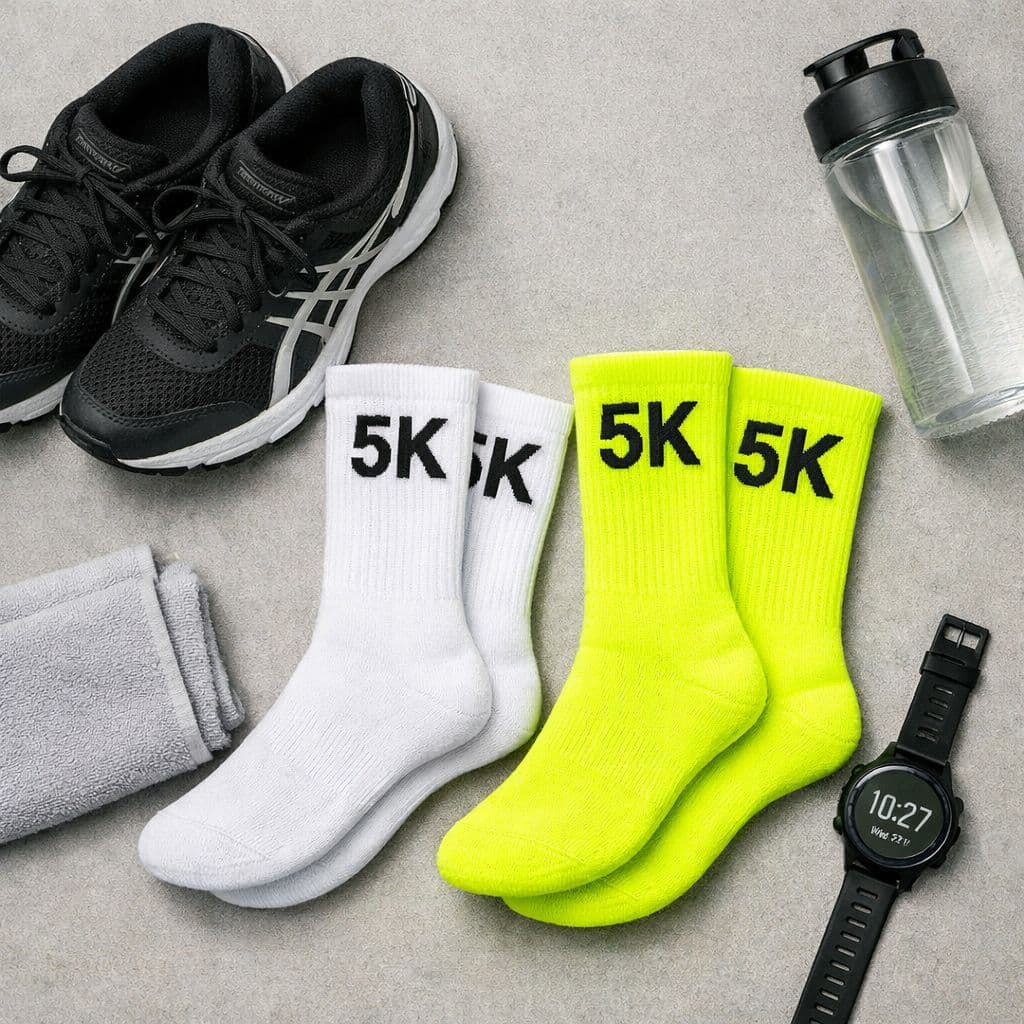Meia Esportiva Corrida Anti Bolhas Poliamida 5k Maratona Par
