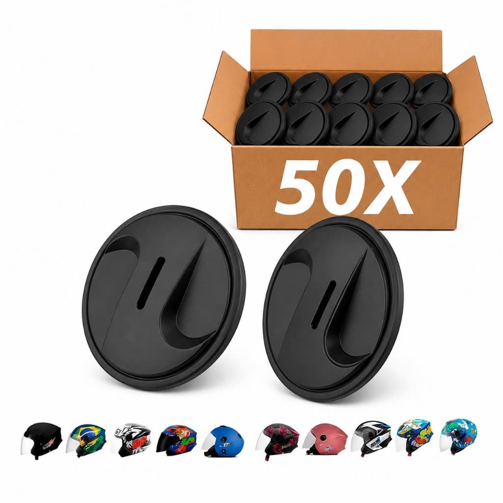 KIT 50 PARES DE REPARO PARA CAPACETE NEW LIBERTY 3