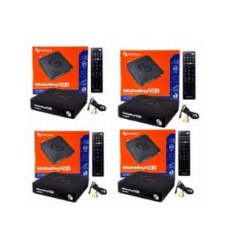 Kit 4 Receptores Century Midiabox Se-2 Full HD Regionalizado