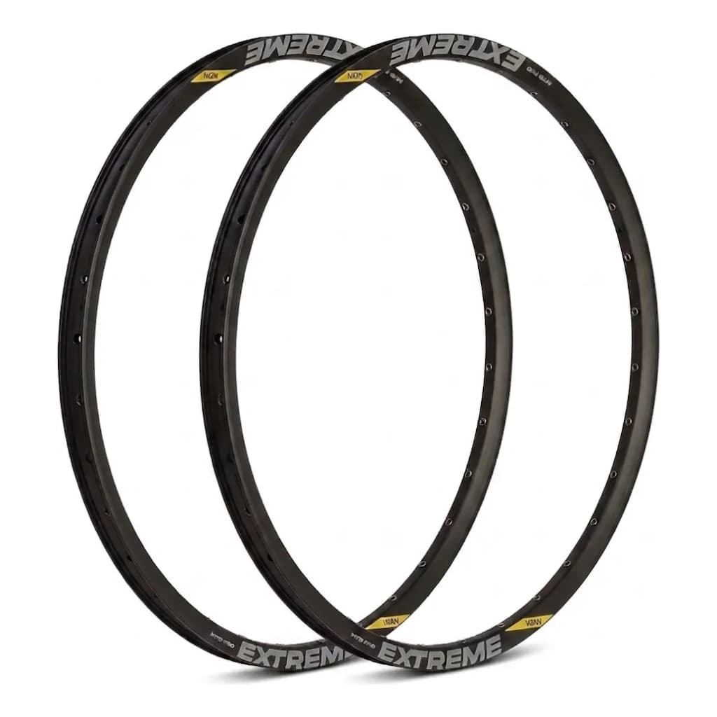 Kit 2 Pares Aro 29 Vzan Extreme Pro 36f C/ Ilhós + 72 Raios