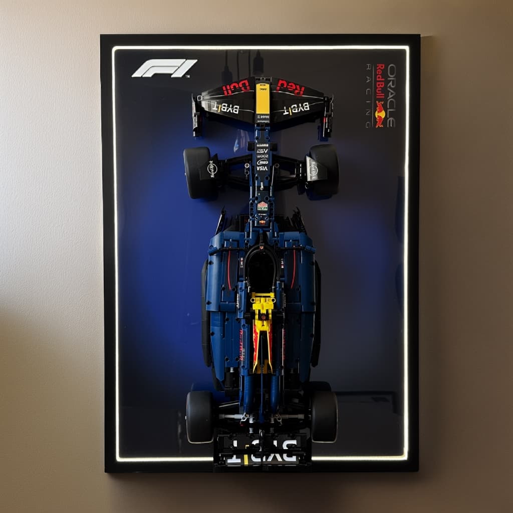 Quadro Expositor Para Lego F1 Red Bull Rb20 42206