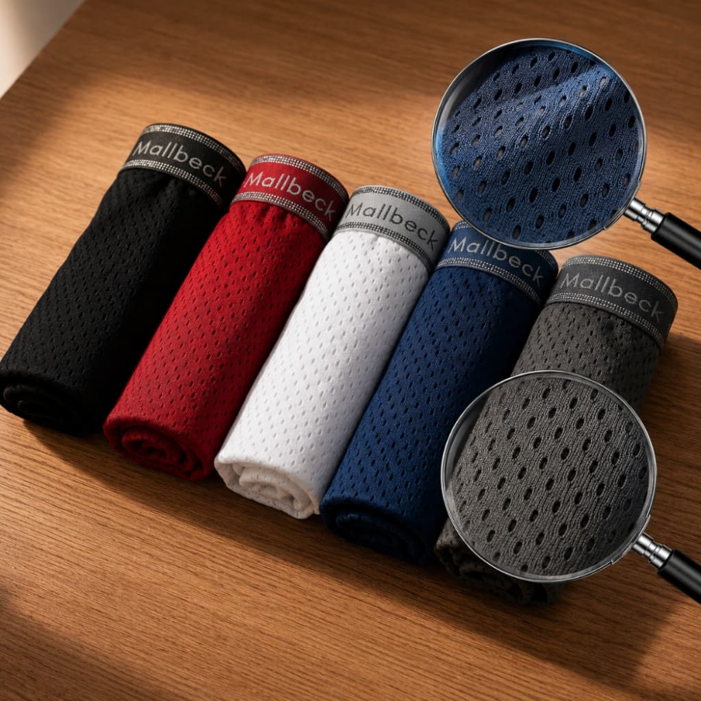 Kit 5 Cuecas Boxer Adulto DRY FIT Microfibra Premium