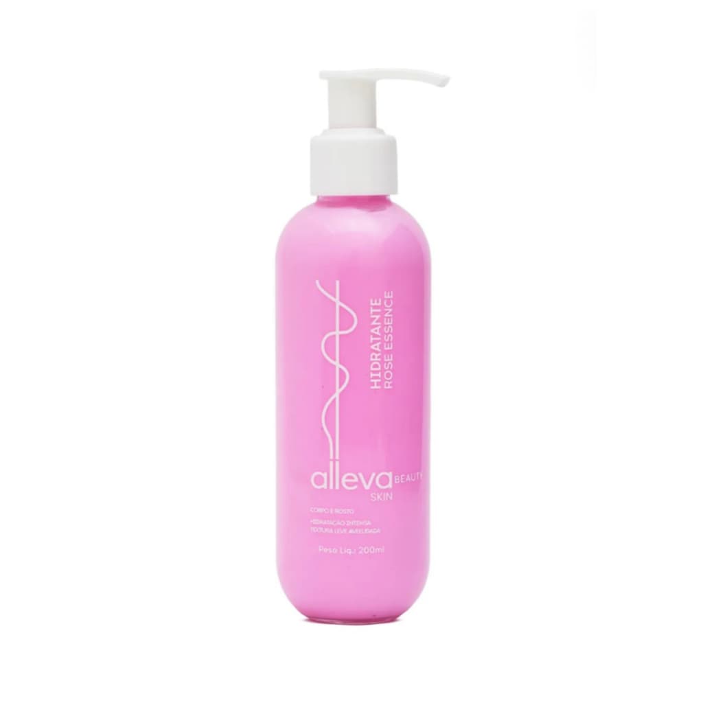 Hidratante Rose Essence Corpo e Rosto Alleva