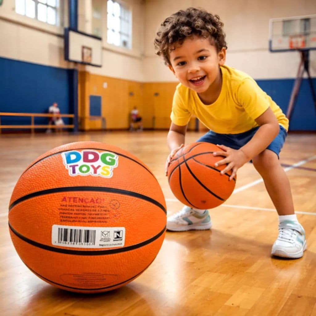 Bola de Basquete mini Vinil Texturizada Esportivo Antiderrapante Dura e Resistente Treinamento e Jogos de quadra