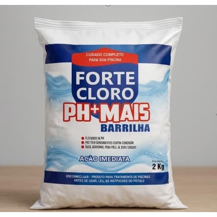 Barrilha Leve Elevador De pH Para Piscina 2 kg Controlador De pH 1 Unidade