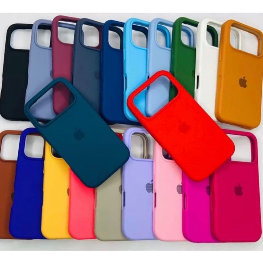 Capa Silicone Aveludada para iPhone 17 Pro Max Antichoque Premium Toque Macio