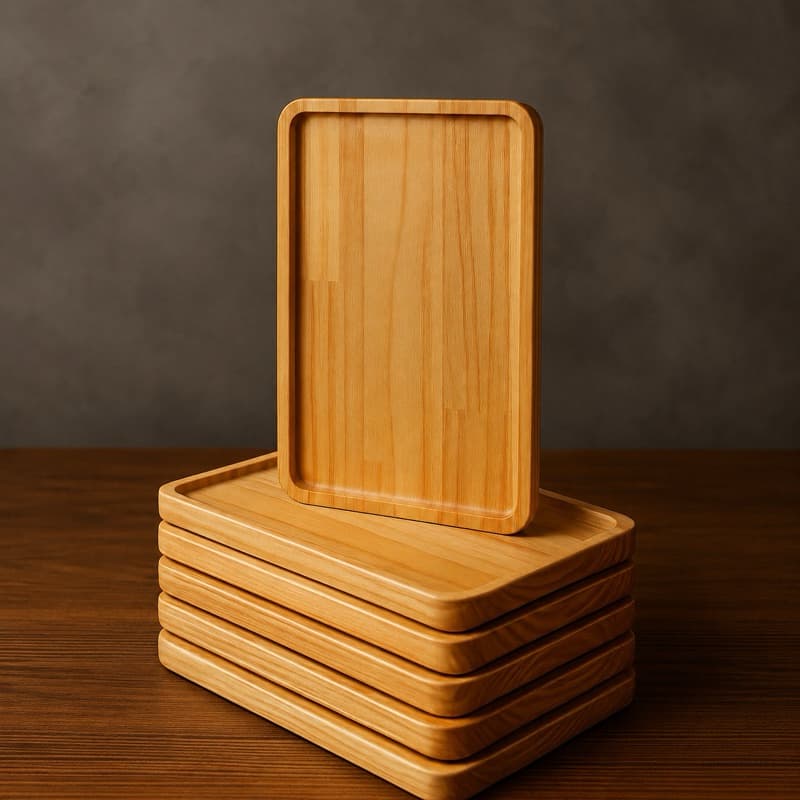 Kit Tábua Porta Espeto Sushi Petiscos Madeira Pinus Servir Mesa Posta Churrasco Bares Restaurantes Lanchonetes 27x14