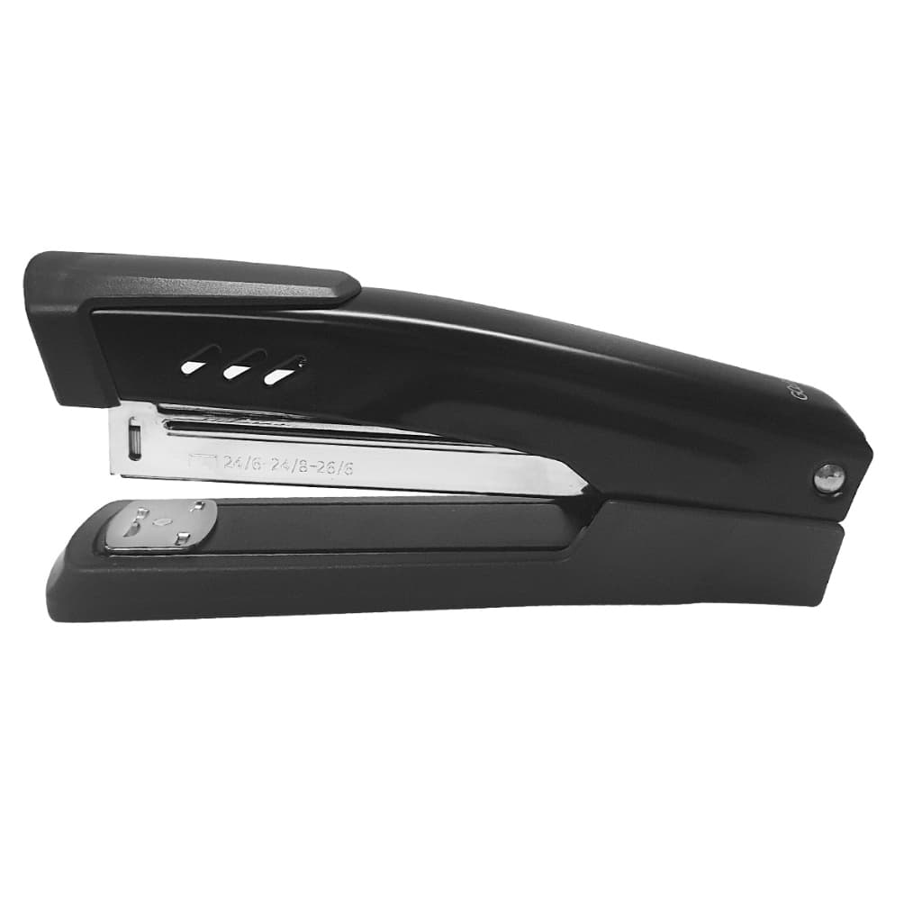 Grampeador Metálico Médio 50 Folhas Go Office Resistente Profissional Para Escritório