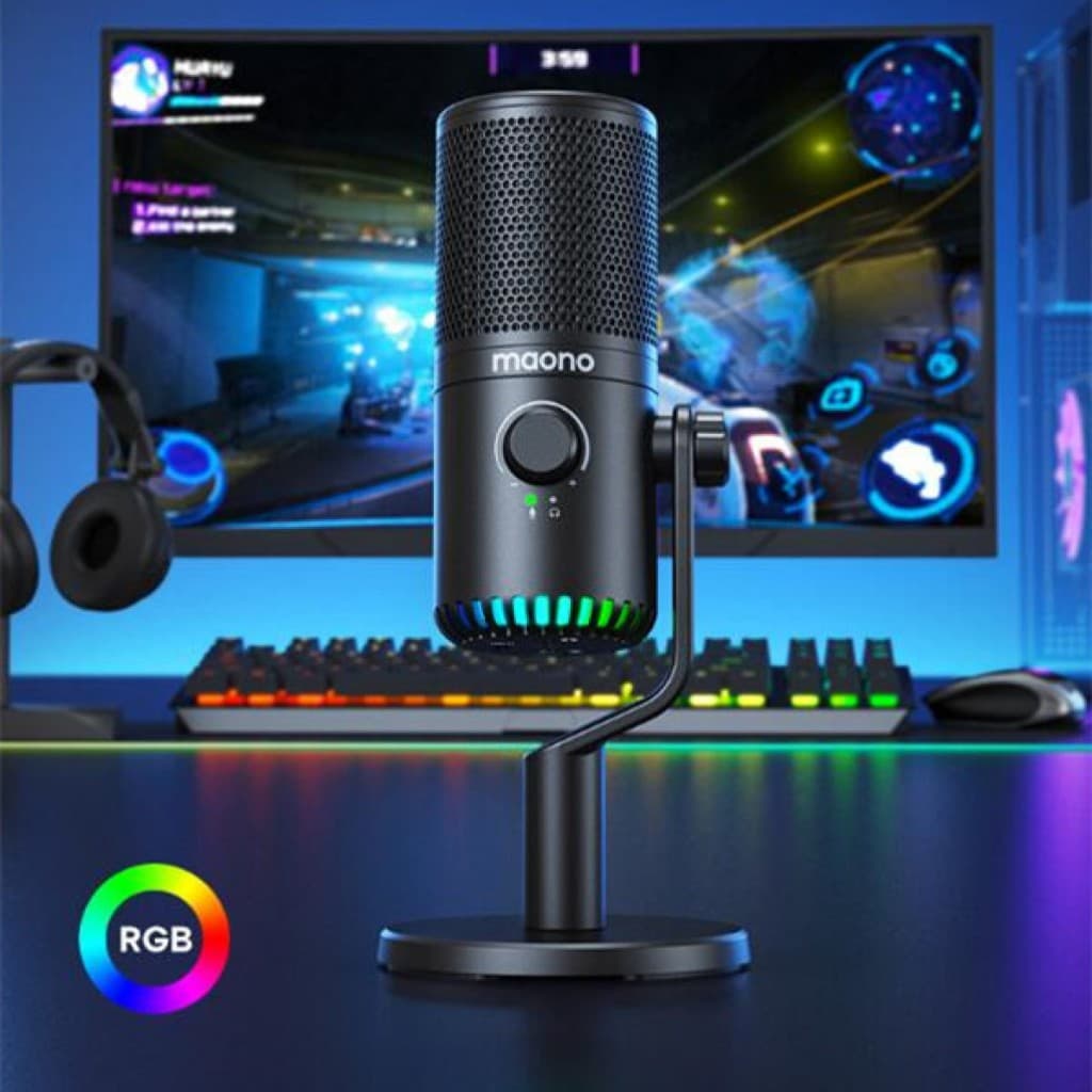 Microfone Gamer Condensador Maono DM30