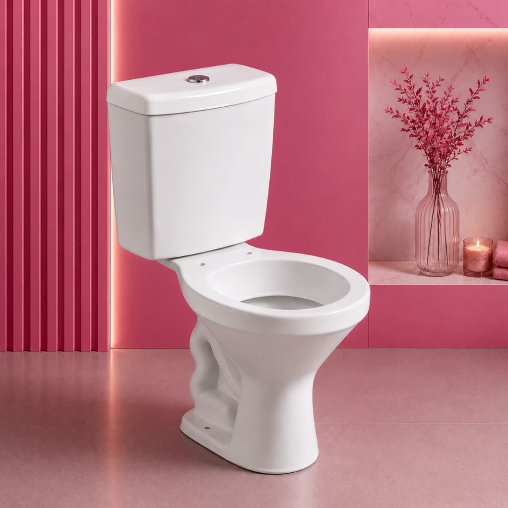 Kit Vaso Bacia Com Caixa Acoplada Branco Araxá