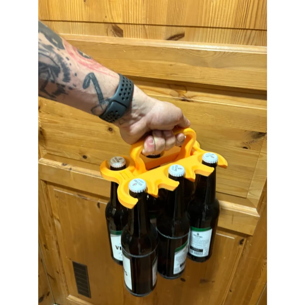 Suporte para Garrafas de Cerveja | Organizador de Bebidas para Geladeira e Churrasco