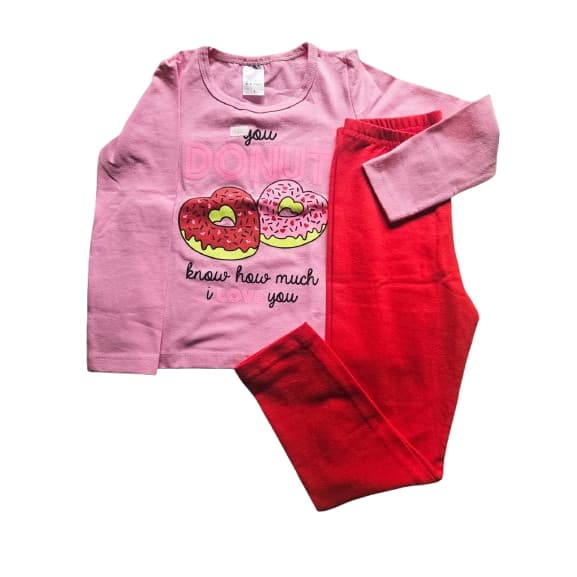 Pijama Manga Longa Infanto Juvenil Feminino
