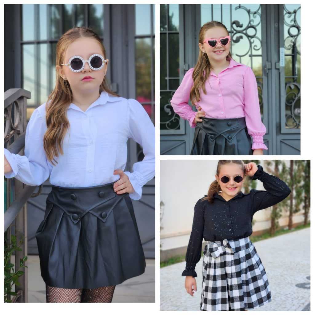 camisa infantil manga longa