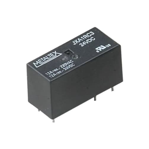 Mini Relé De Potência 1 Rev Bobina De 24vcc 12a Jxa1rc3