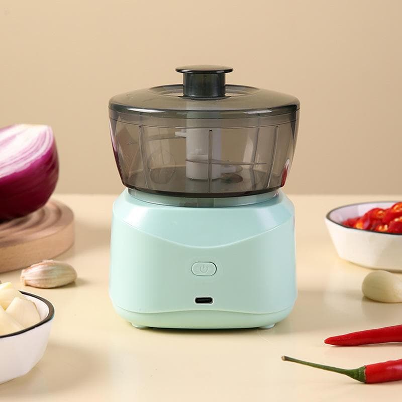 Mini Processador 3 Laminas Elétrico Alho S/fio Alimentos Usb  SRQ-015