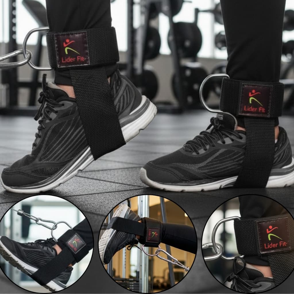 Par De Tornozeleira Para Cross Over Com Alça Em Baixo Oferta Especial Academia Musculação Treino