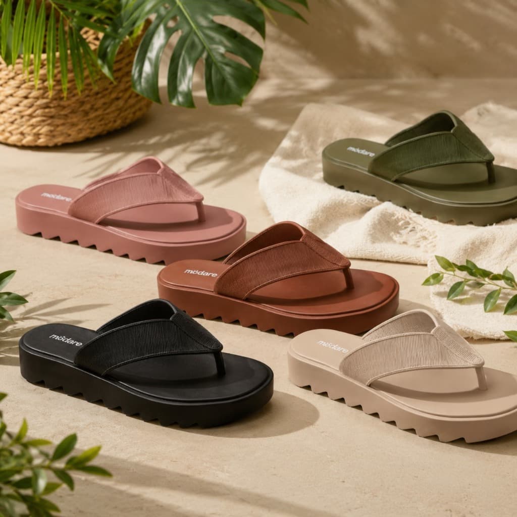 Papete Sandália Chinelo Tratorada Feminino Estiloso e Confortável para o Lançamento