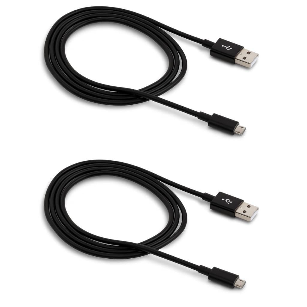 Kit 2x Cabos Carregador Usb V8 para Controle Ps4 2 Metros