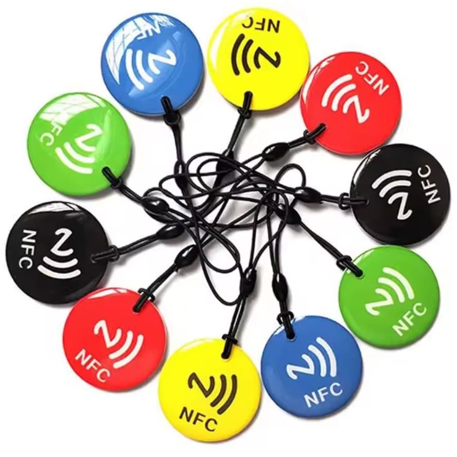 NFC Tag Epóxi Regravável 13.56MHz Smart Tag NFC | Ntag213 | Resinada