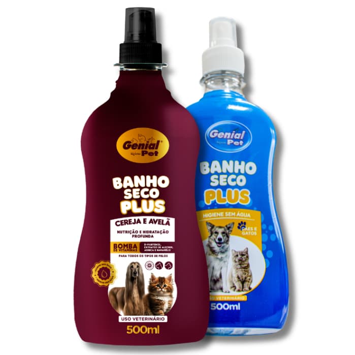 Banho a Seco Plus 500ml Inverno - para Cães e Gatos