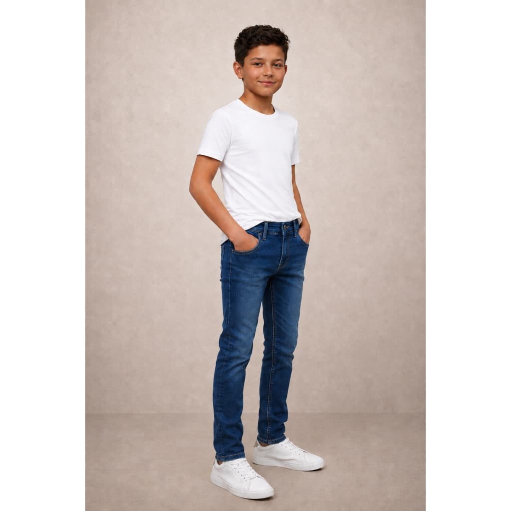 Calça Jeans Juvenil Slim Premium Casual