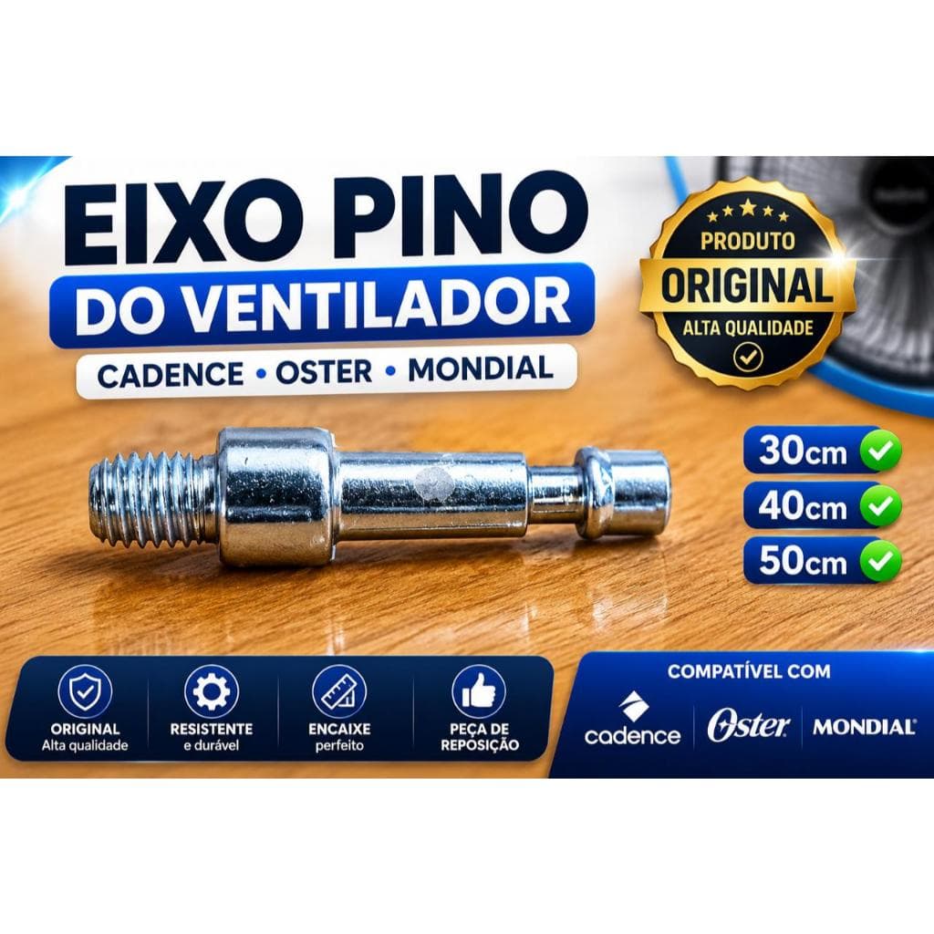 Eixo Pino Ferro Suporte Motor Ventilador Cadence Mondial Oster